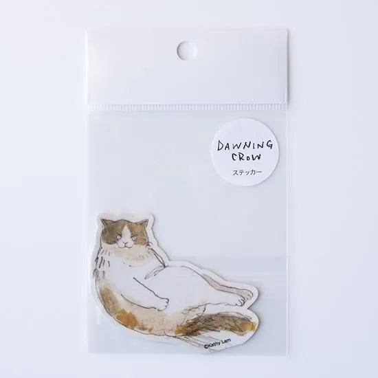Dawning Crow - Die-Cut Sticker - Yoga Mobu