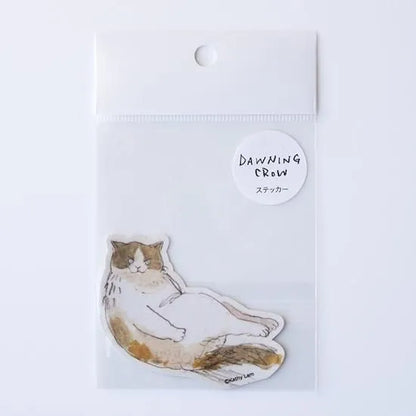 Dawning Crow - Die-Cut Sticker - Yoga Mobu