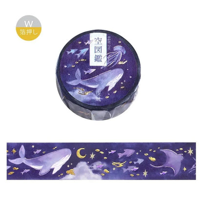 BGM Foil Washi Tape - Sora Zukan Vol. 2 Series - Yonagi