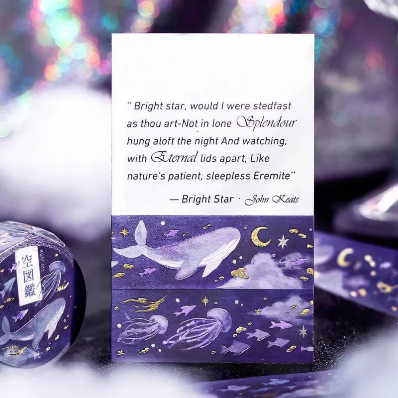 BGM Foil Washi Tape - Sora Zukan Vol. 2 Series - Yonagi