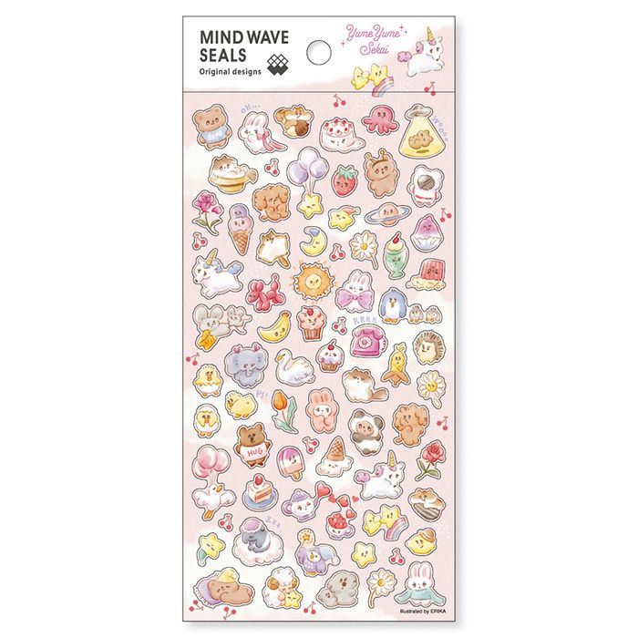 Mind Wave Sticker Sheet - Yume Yume Sekai