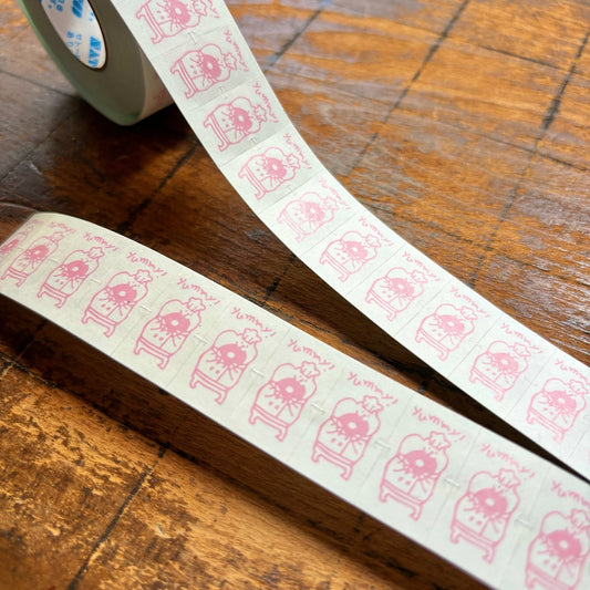 Spica Garden Label Sticker Roll - muu-chan Series - Yummy
