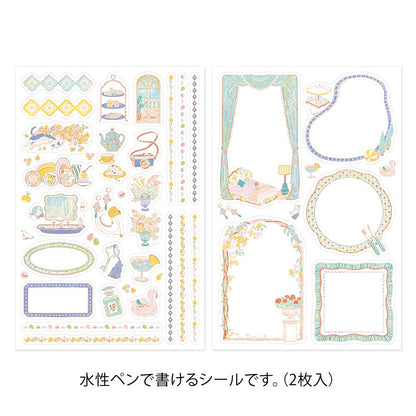 Midori Yuru Log Sticker Sheets - Travel & Hotel