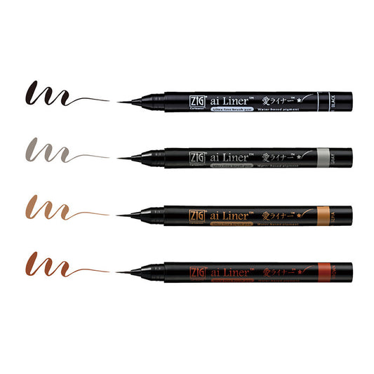 Kuretake - ZIG ai Liner Brush Pen - Ultra Fine