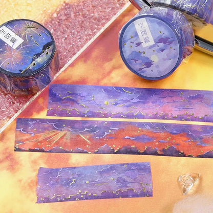 BGM Foil Washi Tape - Sora Zukan Series - Evening Dusk