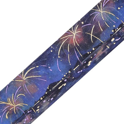 BGM Foil Washi Tape - Sora Zukan Series - Fireworks